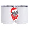10 oz. White Stainless Steel Short Tumbler Thumbnail