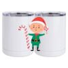10 oz. White Stainless Steel Short Tumbler Thumbnail