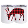 10 oz. White Stainless Steel Short Tumbler Thumbnail