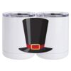 10 oz. White Stainless Steel Short Tumbler Thumbnail