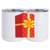 10 oz. White Stainless Steel Short Tumbler Thumbnail