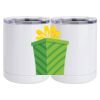 10 oz. White Stainless Steel Short Tumbler Thumbnail