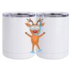 10 oz. White Stainless Steel Short Tumbler Thumbnail