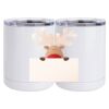 10 oz. White Stainless Steel Short Tumbler Thumbnail
