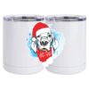 10 oz. White Stainless Steel Short Tumbler Thumbnail