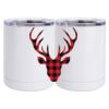 10 oz. White Stainless Steel Short Tumbler Thumbnail