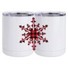 10 oz. White Stainless Steel Short Tumbler Thumbnail