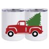 10 oz. White Stainless Steel Short Tumbler Thumbnail