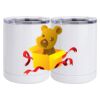 10 oz. White Stainless Steel Short Tumbler Thumbnail