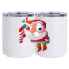 10 oz. White Stainless Steel Short Tumbler Thumbnail