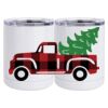 10 oz. White Stainless Steel Short Tumbler Thumbnail