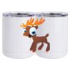 10 oz. White Stainless Steel Short Tumbler Thumbnail