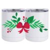 10 oz. White Stainless Steel Short Tumbler Thumbnail
