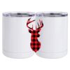 10 oz. White Stainless Steel Short Tumbler Thumbnail