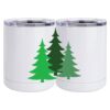 10 oz. White Stainless Steel Short Tumbler Thumbnail