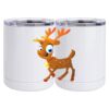 10 oz. White Stainless Steel Short Tumbler Thumbnail