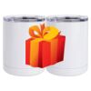 10 oz. White Stainless Steel Short Tumbler Thumbnail