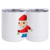 10 oz. White Stainless Steel Short Tumbler Thumbnail