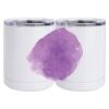 10 oz. White Stainless Steel Short Tumbler Thumbnail