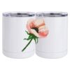 10 oz. White Stainless Steel Short Tumbler Thumbnail
