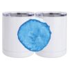 10 oz. White Stainless Steel Short Tumbler Thumbnail