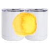 10 oz. White Stainless Steel Short Tumbler Thumbnail