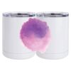 10 oz. White Stainless Steel Short Tumbler Thumbnail