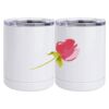 10 oz. White Stainless Steel Short Tumbler Thumbnail