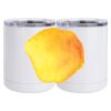 10 oz. White Stainless Steel Short Tumbler Thumbnail