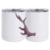 10 oz. White Stainless Steel Short Tumbler Thumbnail