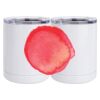 10 oz. White Stainless Steel Short Tumbler Thumbnail
