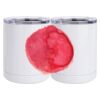 10 oz. White Stainless Steel Short Tumbler Thumbnail