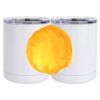 10 oz. White Stainless Steel Short Tumbler Thumbnail