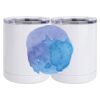 10 oz. White Stainless Steel Short Tumbler Thumbnail