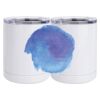 10 oz. White Stainless Steel Short Tumbler Thumbnail
