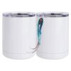 10 oz. White Stainless Steel Short Tumbler Thumbnail