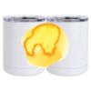 10 oz. White Stainless Steel Short Tumbler Thumbnail