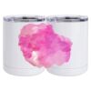 10 oz. White Stainless Steel Short Tumbler Thumbnail