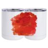 10 oz. White Stainless Steel Short Tumbler Thumbnail