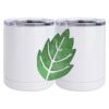 10 oz. White Stainless Steel Short Tumbler Thumbnail