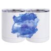 10 oz. White Stainless Steel Short Tumbler Thumbnail