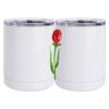 10 oz. White Stainless Steel Short Tumbler Thumbnail