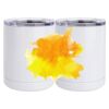10 oz. White Stainless Steel Short Tumbler Thumbnail