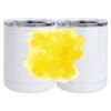 10 oz. White Stainless Steel Short Tumbler Thumbnail