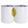 10 oz. White Stainless Steel Short Tumbler Thumbnail