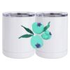 10 oz. White Stainless Steel Short Tumbler Thumbnail