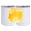 10 oz. White Stainless Steel Short Tumbler Thumbnail
