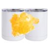 10 oz. White Stainless Steel Short Tumbler Thumbnail