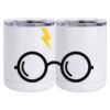 10 oz. White Stainless Steel Short Tumbler Thumbnail