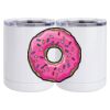 10 oz. White Stainless Steel Short Tumbler Thumbnail